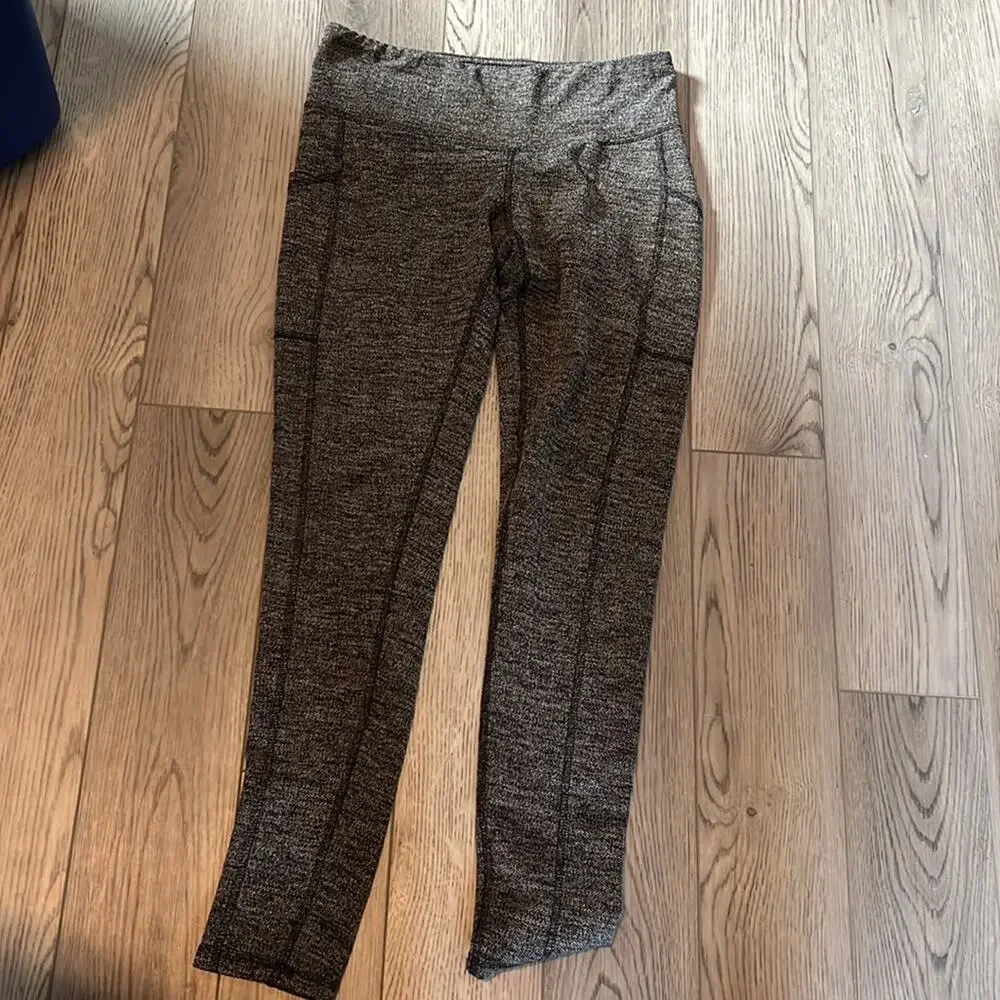 Champion Black & White Active Leggings With Side Pockets